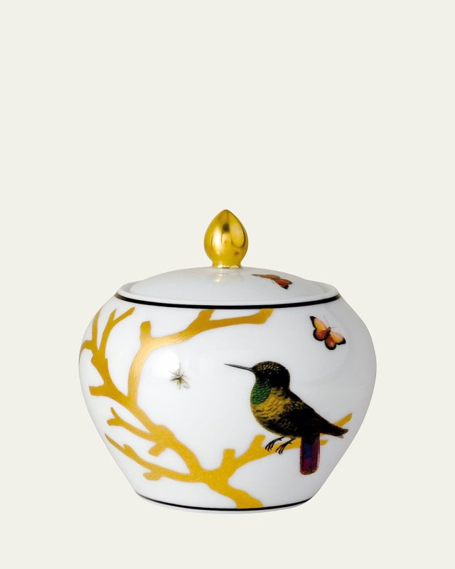 Aux Oiseaux Sugar Bowl, Boule Shape